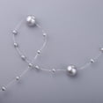 thumbnail image 3 of Boda perlas artificiales cuerda cuerda vestido de novia ramos pastel costura ajuste Gris-plata Hugo Cadena de perlas de perlas artificiales, 3 of 7