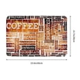 thumbnail image 3 of Goofa 16"x24" Inches Hand Drawn Vintage Coffee Doormats for Outdoor Entrance - Non-Slip Welcome Mat, Heavy Duty Door Mats Outdoor, Spring Doormat, 3 of 9