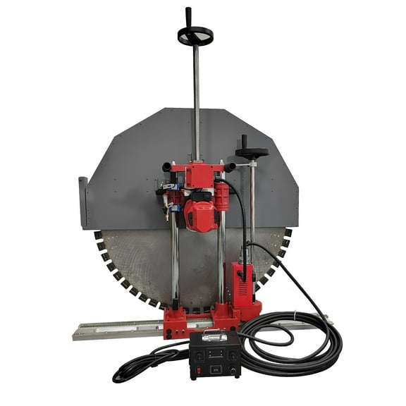 220V Full Automatic Concrete Wall Cutting Groove Machine Wall Track Saw Machine 410mm Depth