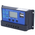 thumbnail image 1 of Controlador de carga solar, controlador de panel solar Controlador LCD Salida USB dual Controlador de panel solar Durabilidad mejorada, 1 of 14