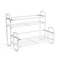 thumbnail image 1 of Estante para especias con tarros de especias - Estante de metal de 3 niveles - Juego de organizador de cocina, estante para especias con 24 tarros de especias, 48 etiquetas, cepillo,, 1 of 5