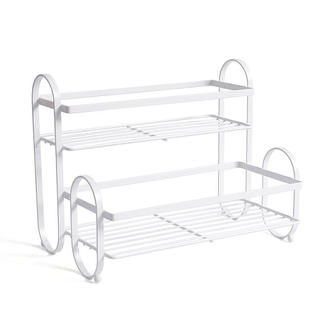 Estante para especias con tarros de especias - Estante de metal de 3 niveles - Juego de organizador de cocina, estante para especias con 24 tarros de especias, 48 etiquetas, cepillo,