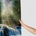 thumbnail image 3 of Orinice Fog forest shower curtain waterfall scenery rainforest jungle spring green pine fog landscape summer nature theme polyester fabric bathroom decoration 36x72, 3 of 7
