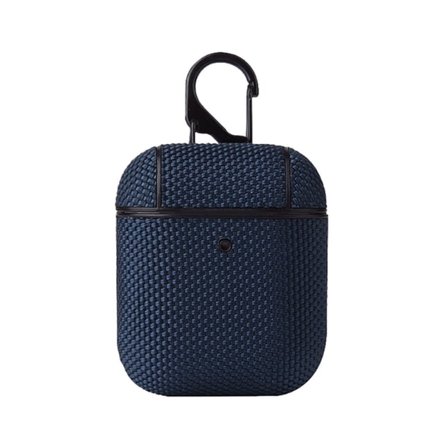 Funda para auriculares Nylon Impermeable Bluetooth Funda para auriculares Protector de repuesto para Airpods 1/2, Azul Eigraketly EL001781-03