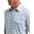 thumbnail image 3 of Wrangler® Men's and Big Men's Regular Fit Short Sleeve Western Shirt, Sizes S-5XL, 3 of 5