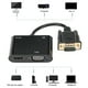 thumbnail image 1 of Adaptador Adaptador VGA A Convertidor De Energía 3 En 1 Pantallas De Proyector De TV Con Audio Para Computadora Portátil Negro, 1 of 7