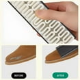 thumbnail image 3 of Suede Brush and Eraser, Professional Suede Shoe Cleaner for Shoes, Boots, Bag & Jackets, Suede Cleaning Brush with Soft Brush & Stain Eraser for Nubuck, Leather & Furniture, 1 Pcs, 4.33x1.18", 3 of 6