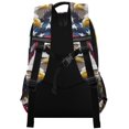 thumbnail image 3 of FORMRS Unisex Backpack Elementary School Travel Bookbag with Reflective Stripes, American Eagle Pattern, 3 of 7