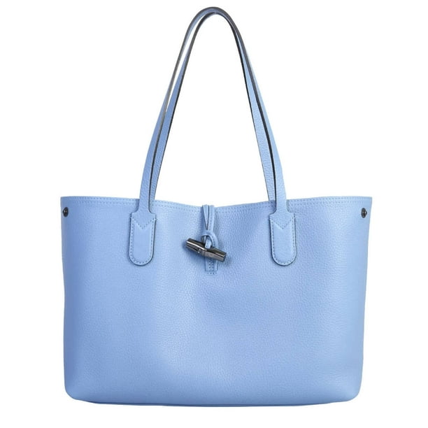 Longchamp Ladies Roseau Leather Shoulder Bag In Blue Longchamp Ladies Roseau Leather Shoulder Bag In Blue