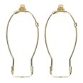 thumbnail image 2 of Golden Metal Lampshade Horn Bracket for Home Use Stable Durable and Easy to Install 2 Sets, 2 of 5