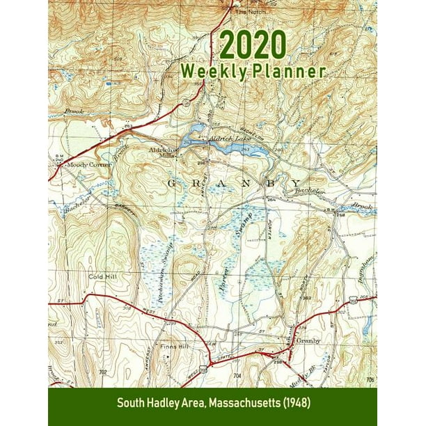 2020 Weekly Planner South Hadley Area, Massachusetts (1948) Vintage