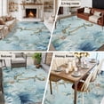 thumbnail image 5 of Nautical Anchor Area Rugs 5'x7', Washable Small Throw Rugs for Laundry Room Playroom, Coastal Ocean Coral Eucalyptus Leaves Indoor Outdoor Rug Non-Slip Low Pile Carpet Runner Reversible Floor Mats, 5 of 8
