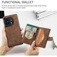 thumbnail image 3 of Case for OnePlus 11 5G,Detachable Magnetic Basic Case Wallet Card Cash Slot Case Cover Functional Kickstand Compatible with OnePlus 11 5G 2023 (Brown), 3 of 18