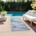 thumbnail image 6 of Addison Rugs Chantille Indoor/Outdoor Transitional Watercolors Blue Washable Runner Rug, 2'3" x 7'6", 6 of 6