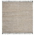 thumbnail image 4 of SAFAVIEH Vintage Leather Zharko Solid Braided Fringe Runner Rug, Silver, 2'3" x 6', 4 of 9