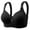 30# Black, variant on Wireless Lifting Push Up Bra For Women Breathable Air Mesh Full Coverage Bust Support Bralette Adjustable Wide Shoulder Straps Comfort Shaping Bra For Daily Wear Coffee 40