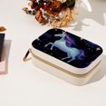 thumbnail image 7 of Starry Unicorn Portable Velvet Earring Organizer with Removable Compartment, Necklace Holder, Jewelry Organizer, and Decorative Gift Box, 7 of 7