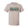 thumbnail image 2 of Wild Bobby Godfidence- Knowing I Can't But He Can Blue and Brown Cheetah Print Inspirational/Christian Men Tee, Sandstone, X-Large, 2 of 6