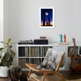 thumbnail image 4 of Art.com Moon over Saguaro Cactus (Carnegiea Gigantea), Tucson, Pima County, Arizona, USA Photographic Print, White Frame Wall Art, 21" x 29", 4 of 5