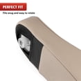 thumbnail image 5 of KBH 1 Pair Car Front Seat Armrest Covers for 2010 2011 Honda CRV Accessories, Arm Rest Protector Cover Replacement Leather Interior, Beige, 5 of 6