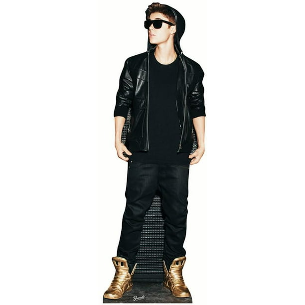 Star Cutouts Justin Bieber Gold Shoes Cardboard Cutout Life Size Standup