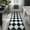 Black/Grey, variant on Checkered Washable Entryway Rug 2x3, Non Slip Ultra Thin Green Front Door Mat Indoor Entrance Low Pile Small Kitchen Rug, Moroccan Contemporary Decor Neutral Accent Carpet for Bedroom Bathroom