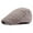 light brown, variant on Pure Cotton Beret. Men's Spring And Summer Thin Plaid Peaked Cap