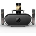 thumbnail image 1 of Système de Haut-Parleurs PA Karaoké RHM avec 2 Microphones Sans Fil Bluetooth/AUX/USB/SD, 1 of 6