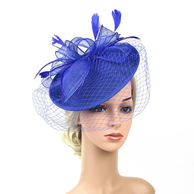 MESSUEN Dress Hat Womens Dress Hats Tea Party Headband Tea Party Hat Fascinator Hat Tea Party Hats for Girls Ladies Hats for Tea Party Blue One Size - Walmart.com MESSUEN Dress Hat Womens Dress Hats Tea Party Headband Tea Party Hat Fascinator Hat Tea Party Hats for Girls Ladies Hats for Tea Party Blue One Size - Walmart.com