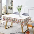 thumbnail image 4 of Duangreer Fall Cute Dwarf Print Rectangle Tablecloth, Washable Table Cover for Restaurant Picnic Indoor Outdoor, 60 x 84 Inch, 4 of 6