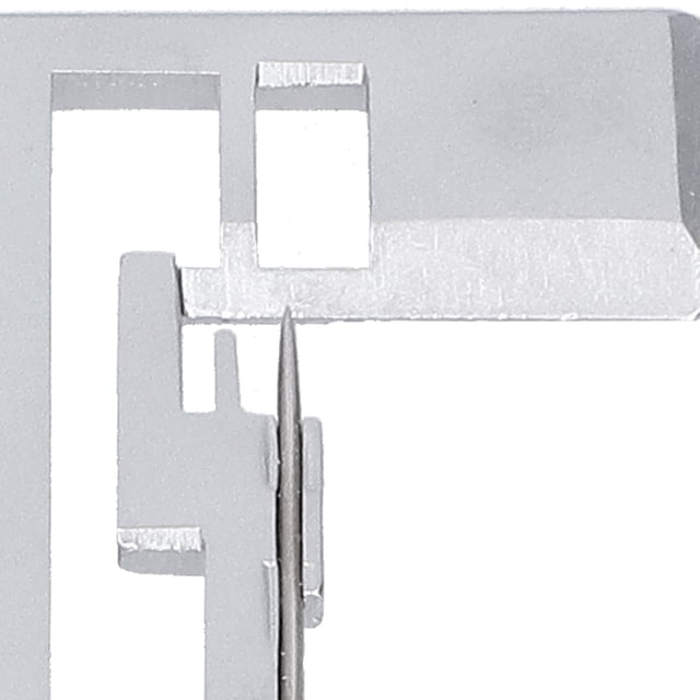 Placa De Aguja Para Máquina Overlock, Accesorio De Costura De Repuesto, Tablero De Aguja De Hierro, 2 Uds.