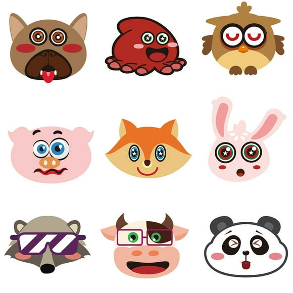 Bangcool 27 Pcs Autocollants Animaux Décoratifs Autocollants de Récompense pour Enfants
