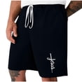 thumbnail image 1 of Diufon Men's Athletic Shorts Drawstring Waisted Outdoor Sport Shorts Spring Summer Hiking Shorts with Pockets, 1 of 4
