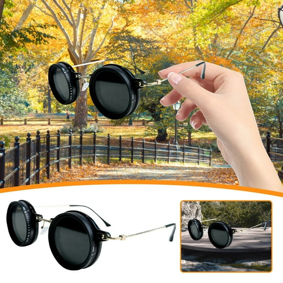 Adjustable Light Reducing Sunglasses with Polarized Fishing Filter Glasses for Outdoor Travel and Street Photography