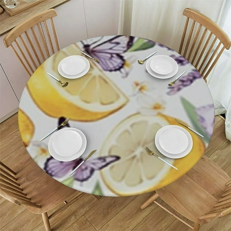 

Round Tablecloths Table Covers with Polyester Fitted Tablecloth Circular