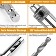 thumbnail image 5 of 2 1/4 Hole Punch Core Centering Set Doors Self Center Tapper Drill Bit Puncher 4pcs Hinge Hole Tools & Home Improvement, 5 of 9
