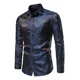 thumbnail image 3 of Camisa Formal Manga Larga Con Estampado Floral Para Hombre, 3 of 8