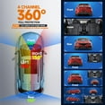 thumbnail image 5 of HUPEJOS Dash Cam 4 Channel, 360° Car Camera with 64GB Card, Voice Control, 2K/1080P Mini Dashcam for Car Front and Rear Inside, 8 IR Night Vision, WiFi & APP Supported, Parking Mode, 3.16" IPS Screen, 5 of 14