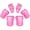 Pink, variant on Jeexi 6 Pack Knee & Elbow Pads for Kids Youth Children Guards Protective Gear Pad Set for Roller Skates Cycling BMX Bike Skateboard Inline Skating's Scooter Riding Sports (Pink)