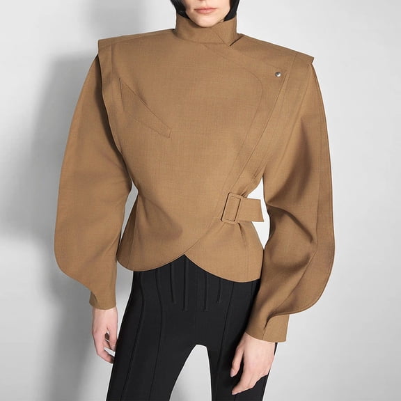Futuristic Asymmetrical Blazer Jacket