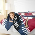 thumbnail image 5 of Homewish Baseball Game Gaming Bedding Comforter Set,Western City Twin Comforter Sets,Ball Sport Theme Bedding Set For Teens Kids,Breathable Home Decor Reversible,2 Pieces, 5 of 9