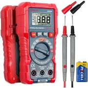 AstroAI Multimeter Tester, TRMS 2000 Counts Volt Meter Manual and Digital Auto Ranging; Measures Voltage, Current, Resistance, Capacitance, Frequency; Tests Live Wire, Diodes, Continuity