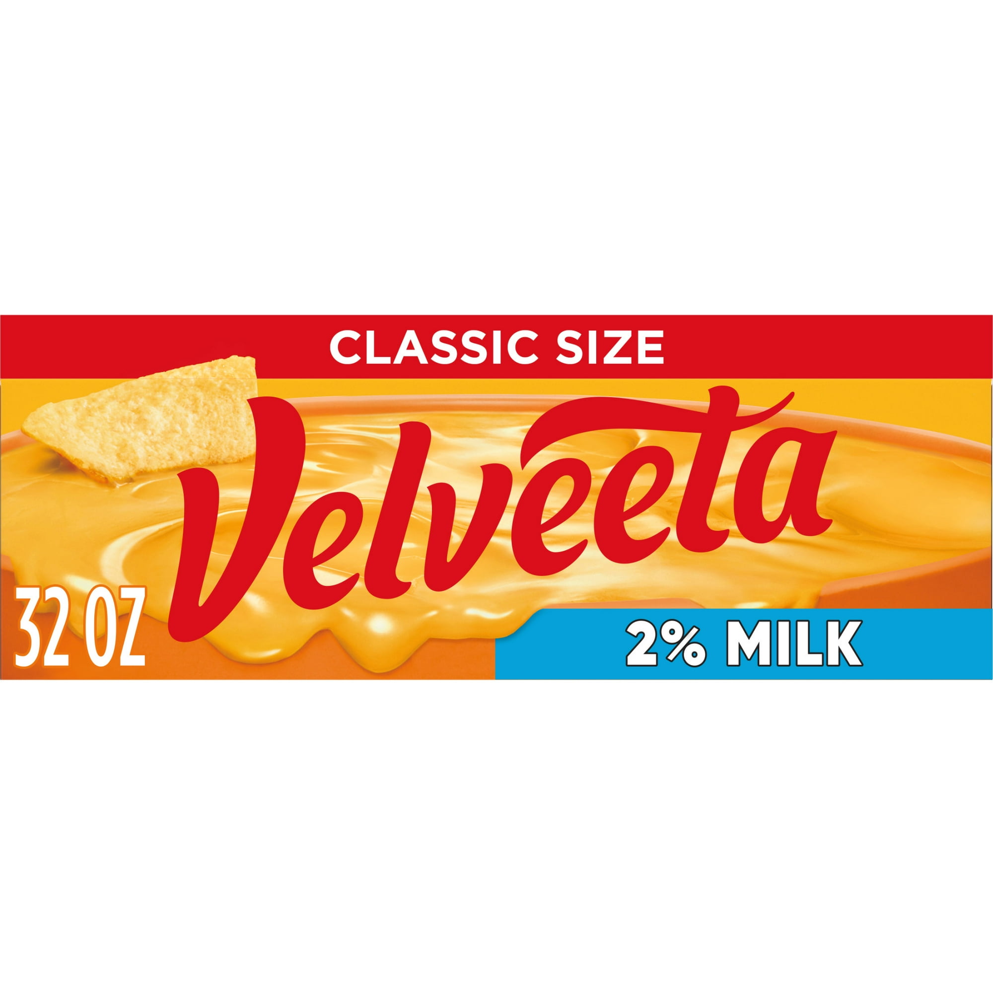 Velveeta 2% Milk Reduced Fat Pasteurized Recipe Cheese Product, 32 oz Block
