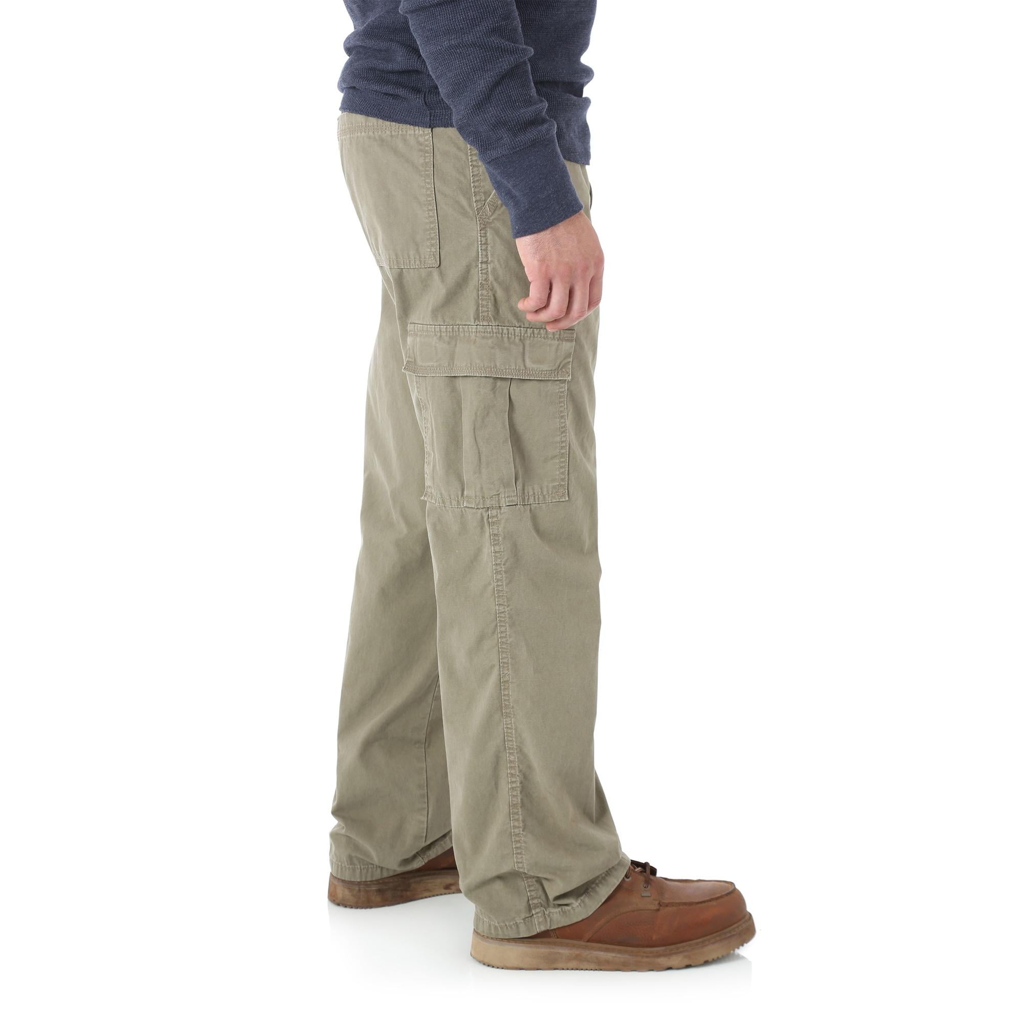 wrangler ripstop cargo pants black