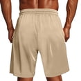 thumbnail image 3 of LEKWK Cargo Shorts for Men Elastic Waist Quick Dry Casual Athletic Shorts Lightweight Loose Fit Workout Shorts with Pockets for Hiking Outdoor Travel Fishing, 3 of 7