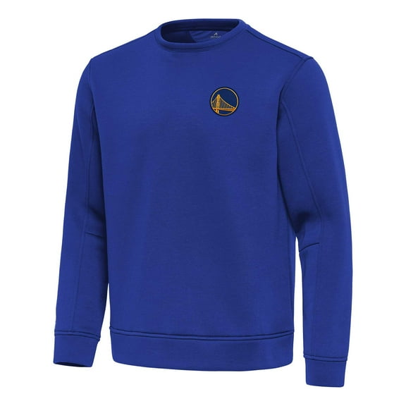 Men's Antigua Royal Golden State Warriors Relevant Pullover Sweatshirt