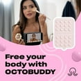 thumbnail image 3 of YWC-Double || Silicone Suction Phone Case Adhesive Mount | (Double - Chalk Pink), 3 of 4