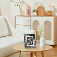 thumbnail image 2 of REGALWOVEN Glass Picture Frame for Tabletop Display Vertical or Horizontal, Real Glass Photo Frames for Home Decor Black 4x6, 2 of 5