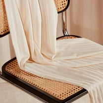 Atelier Brunette Stripes Cotton Ecovero Viscose Fabric Off White - per yard