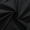 thumbnail image 6 of Boys Black Long Sleeve Button Down Shirt Rayon Relaxed Fit Mandarin Collar Casual Everyday Top,Size 12 Months, 6 of 9
